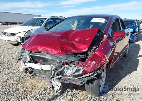 2011 Honda Civic Lx из США, поврежденный, VIN 2HGFA1F53BH540247